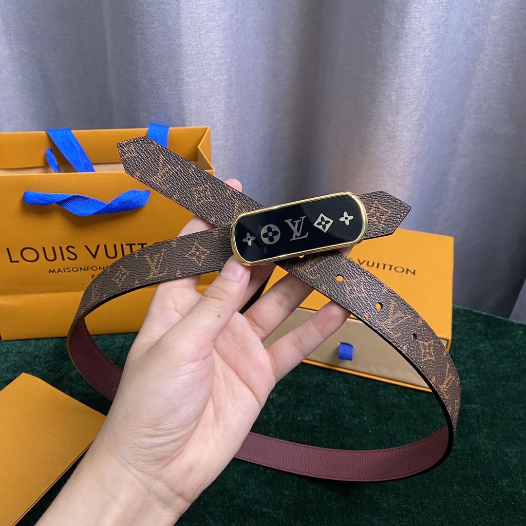 Louis Vuitton Belts Women Calfskin Cowhide