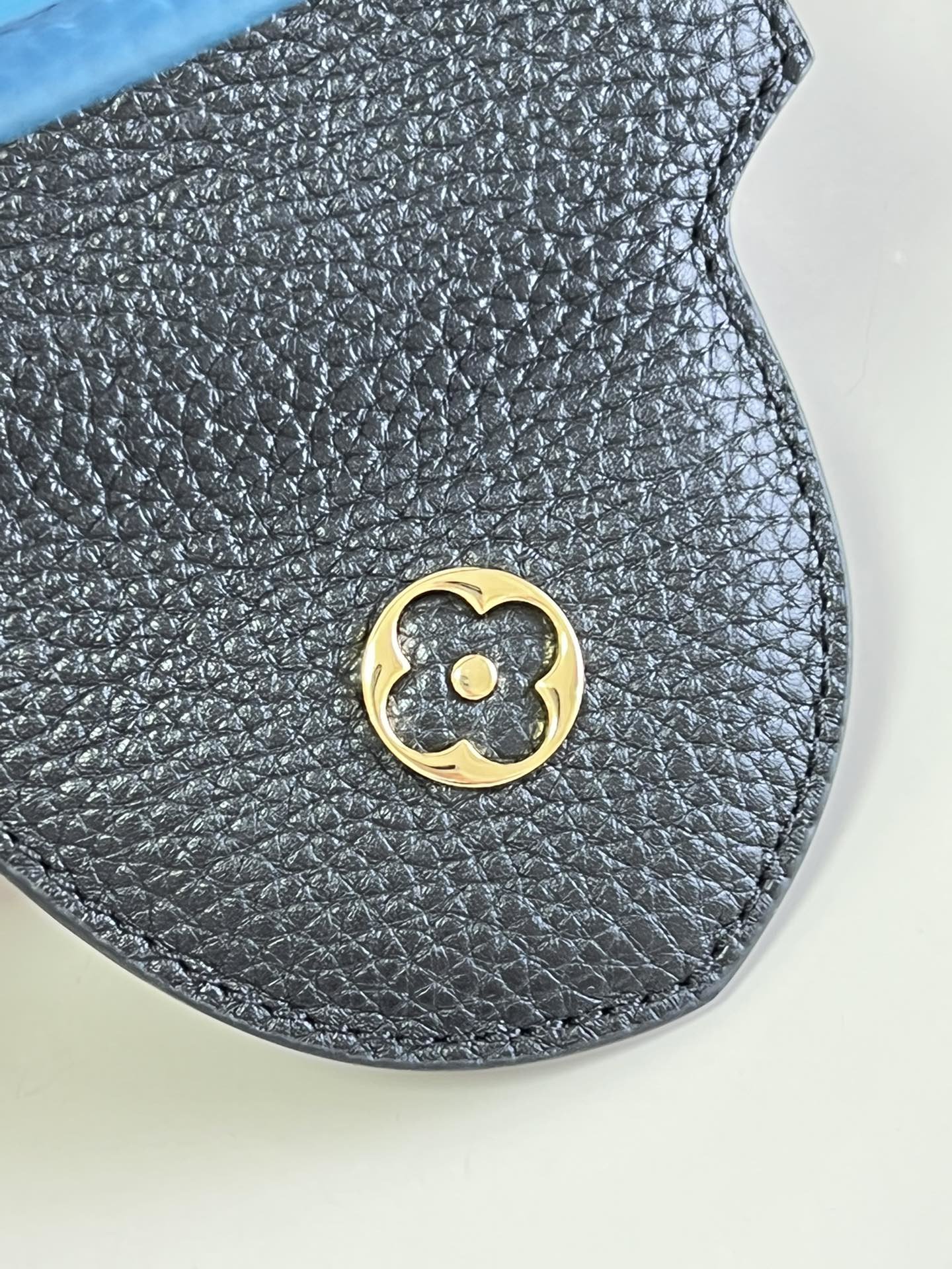 顶级原单M59653黑色链条全皮cap那英款系列小号CapucinesBB手袋法国进口小牛皮,闪亮的金属