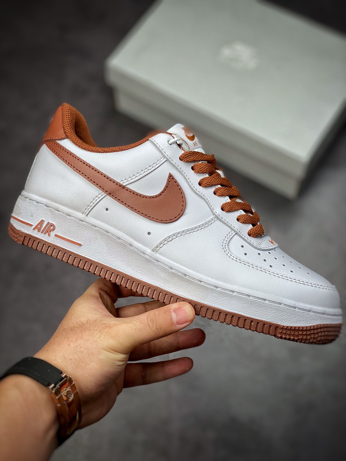 Nike Air Force 1 Low 07 White Brown Mocha DH7561-100