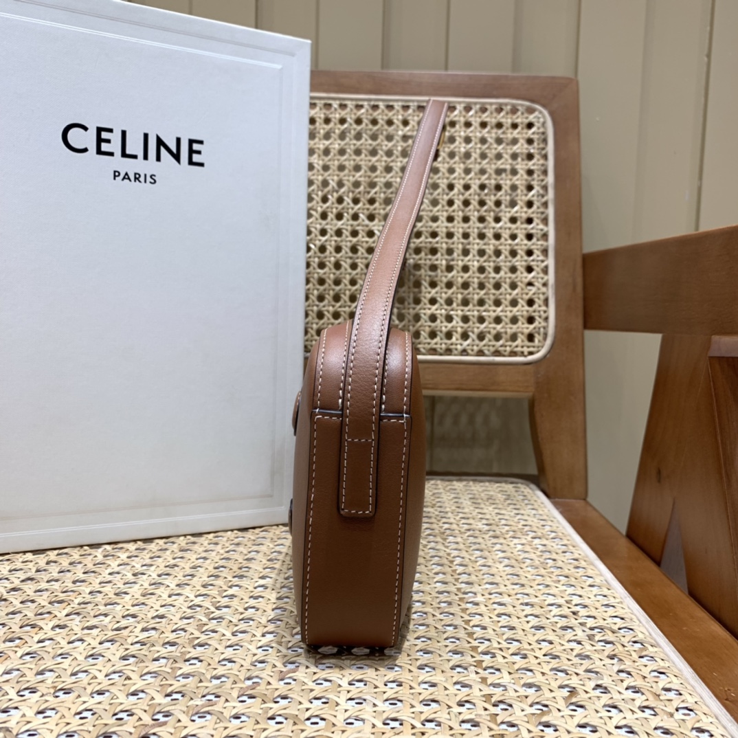 CELINE CAMERA SHOULDER 26CM BAG 199183焦糖色