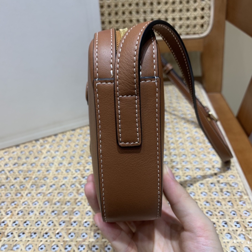 CELINE CAMERA SHOULDER 26CM BAG 199183焦糖色