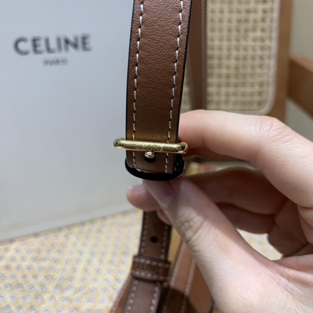 CELINE CAMERA SHOULDER 26CM BAG 199183焦糖色
