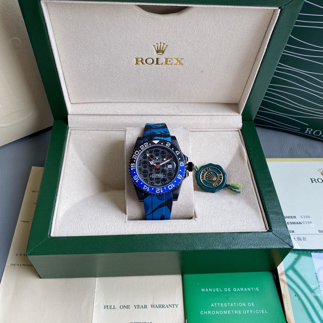 🔥 ¡El último Submariner Rolex modificado por BLAKEN! ¡Modelo de cinta de acero inoxidable todo negro! ¡La versión mejo…