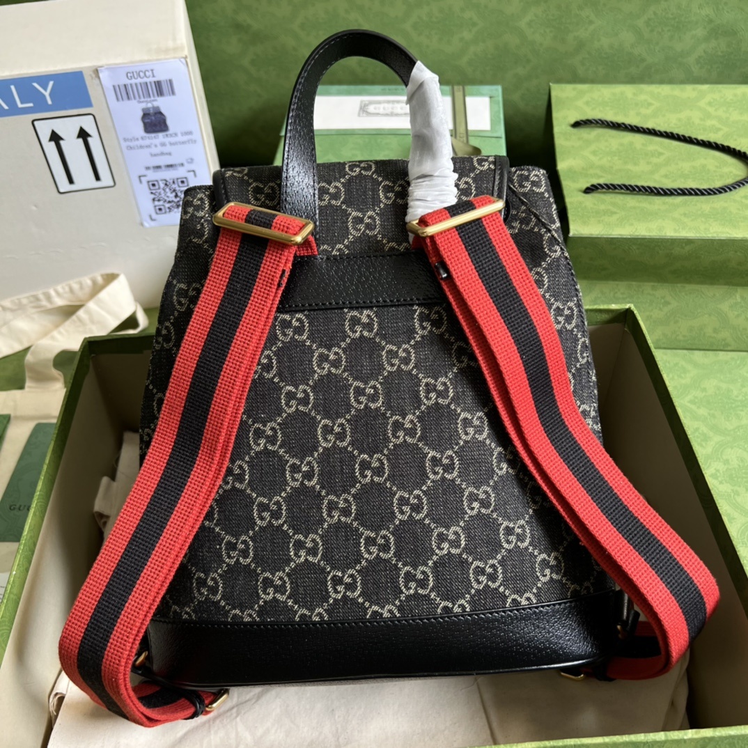 配全套原厂绿盒包装GG丹宁面料是品牌手袋和成衣系列中广泛采用的一种经典材质在古驰爱的进行曲时装系列中这种