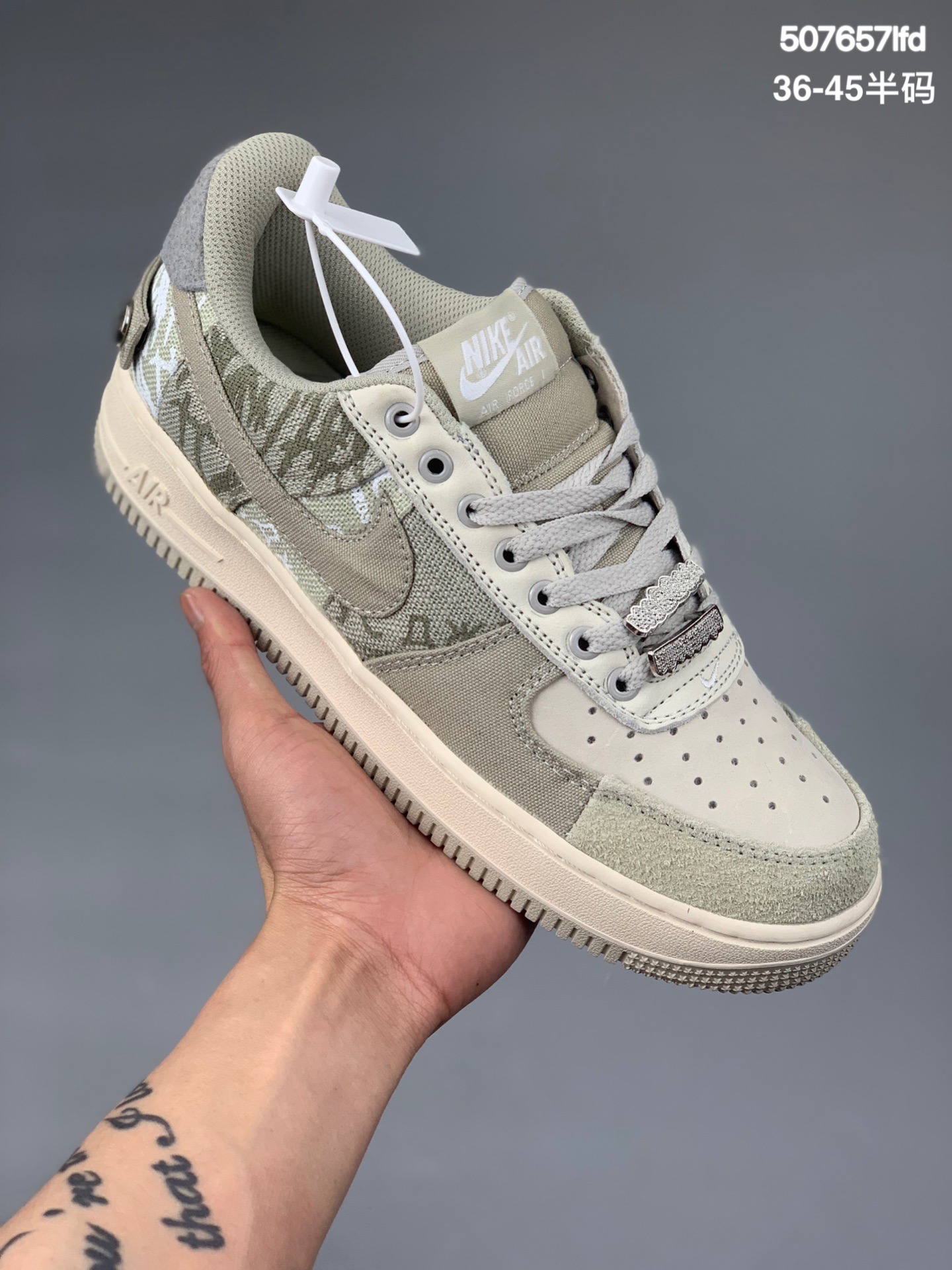 
鬼脸联名 Travis Scott X Nike Air Force 1 Low Zipper