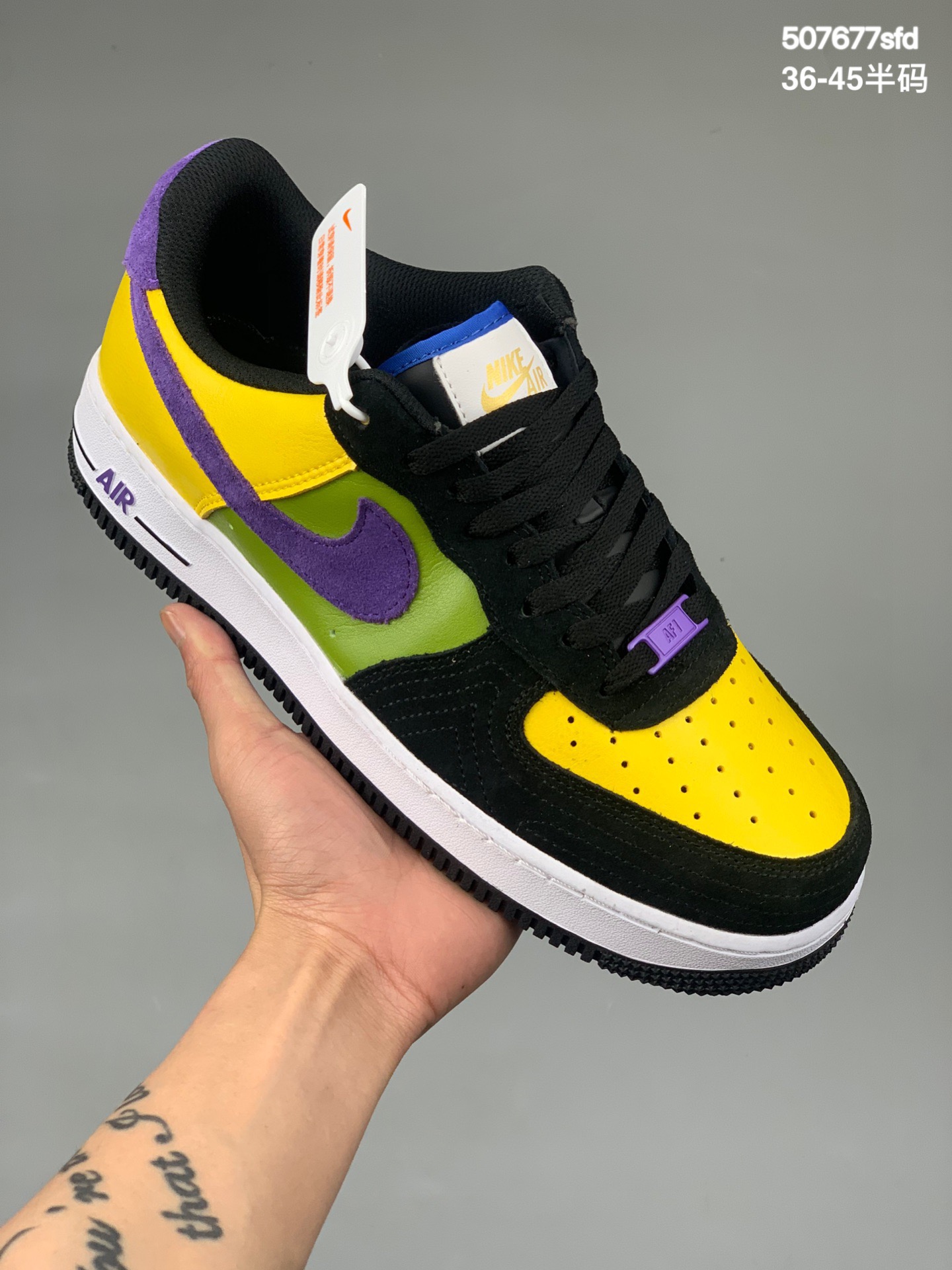 
公司级NK Air Force 1 Low “Olive yellow”空军一号板鞋“橄榄黄” 官方同步 原装级别 原楦头原纸板 打造纯正空军版型#专注外贸渠道 全掌内置蜂窝气垫 #原盒配件 原厂中底钢印、拉帮完美 货号：DQ7779-700尺码：36 36.5 37.5 38 38.5 39 40 40.5 41 42 42.5 43 44 44.5 45
编码：507677sfd