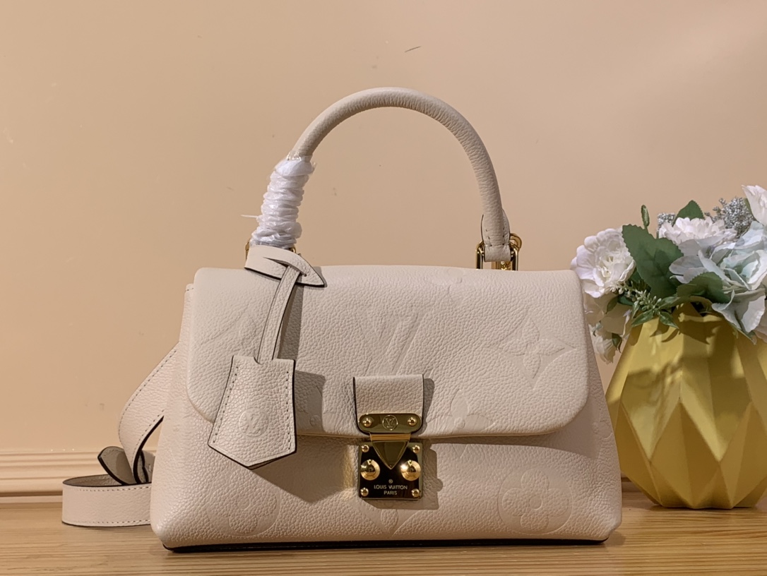 Louis Vuitton LV Madeleine BB Bags Handbags White Printing Empreinte​ m46008