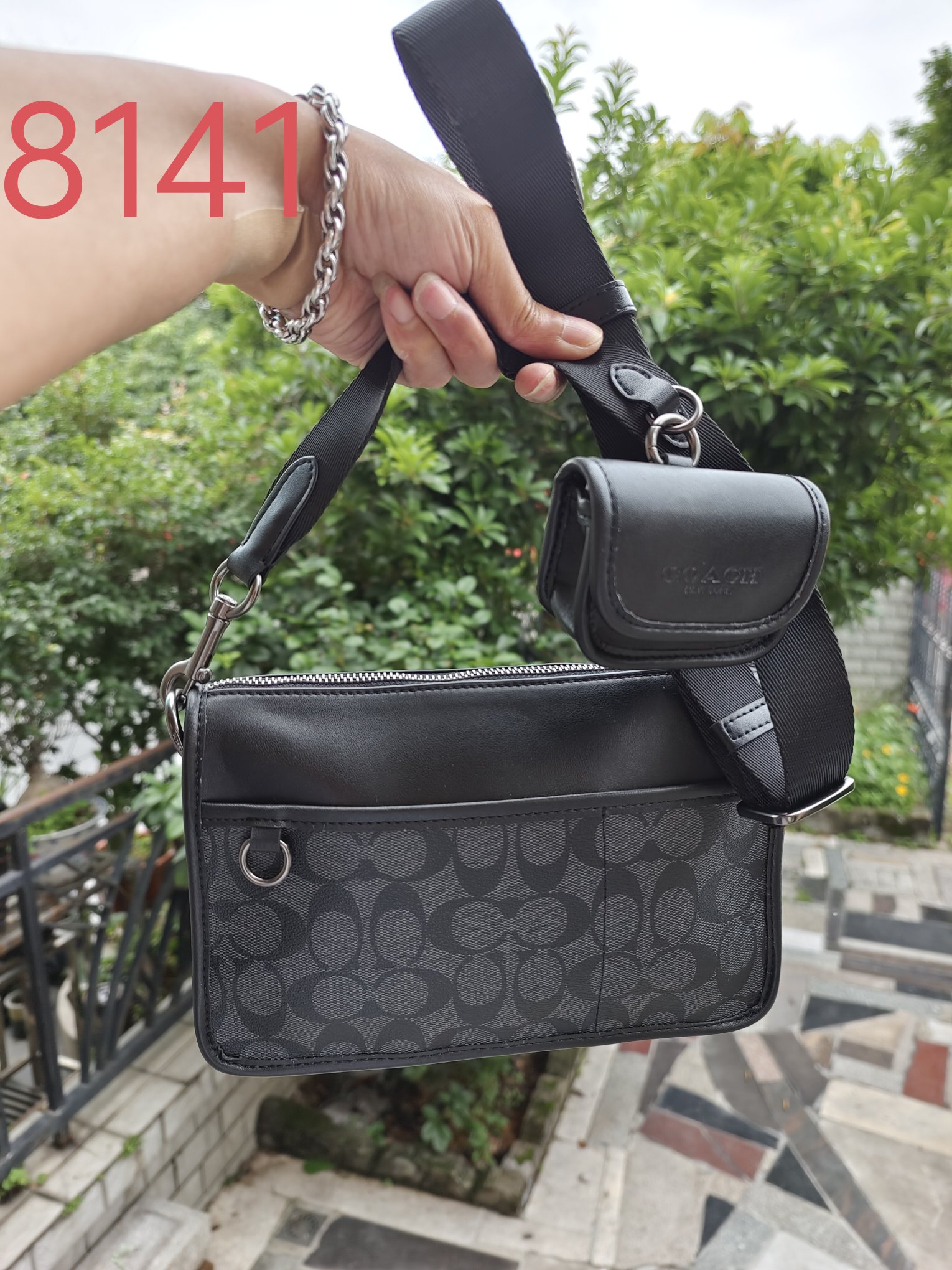 Coach COA**男士新款多功能小男包