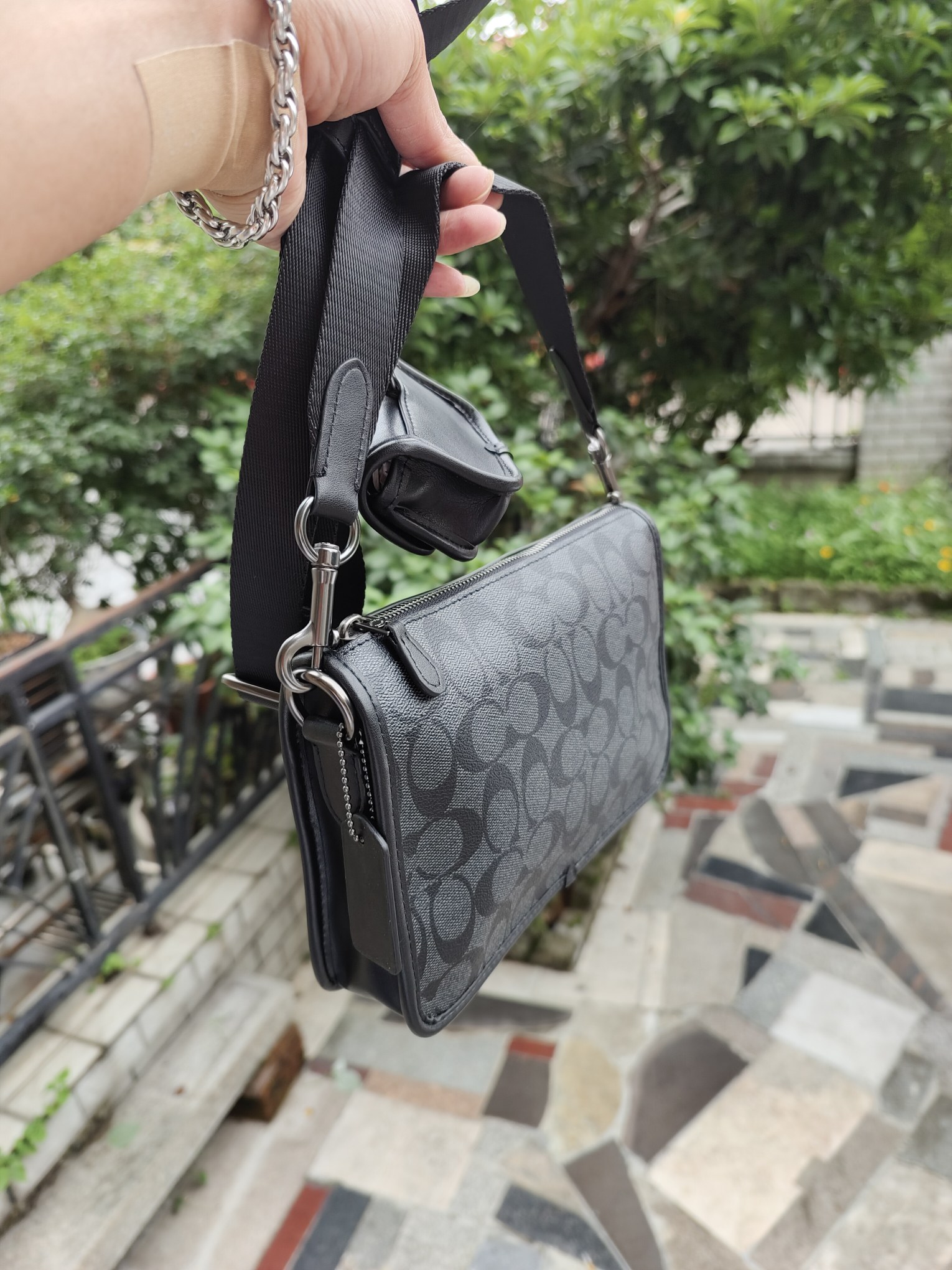 Coach COA**男士新款多功能小男包
