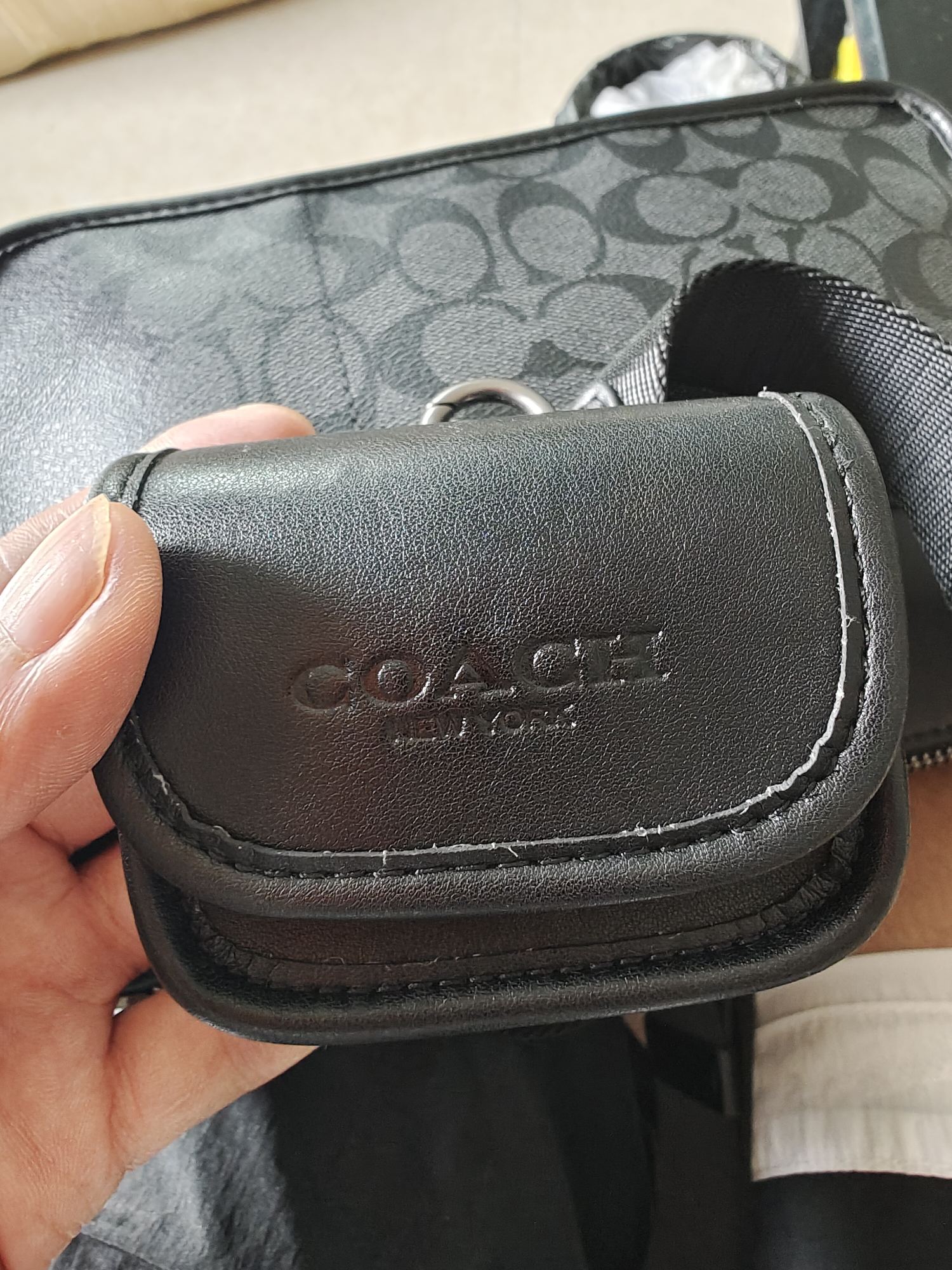 Coach COA**男士新款多功能小男包