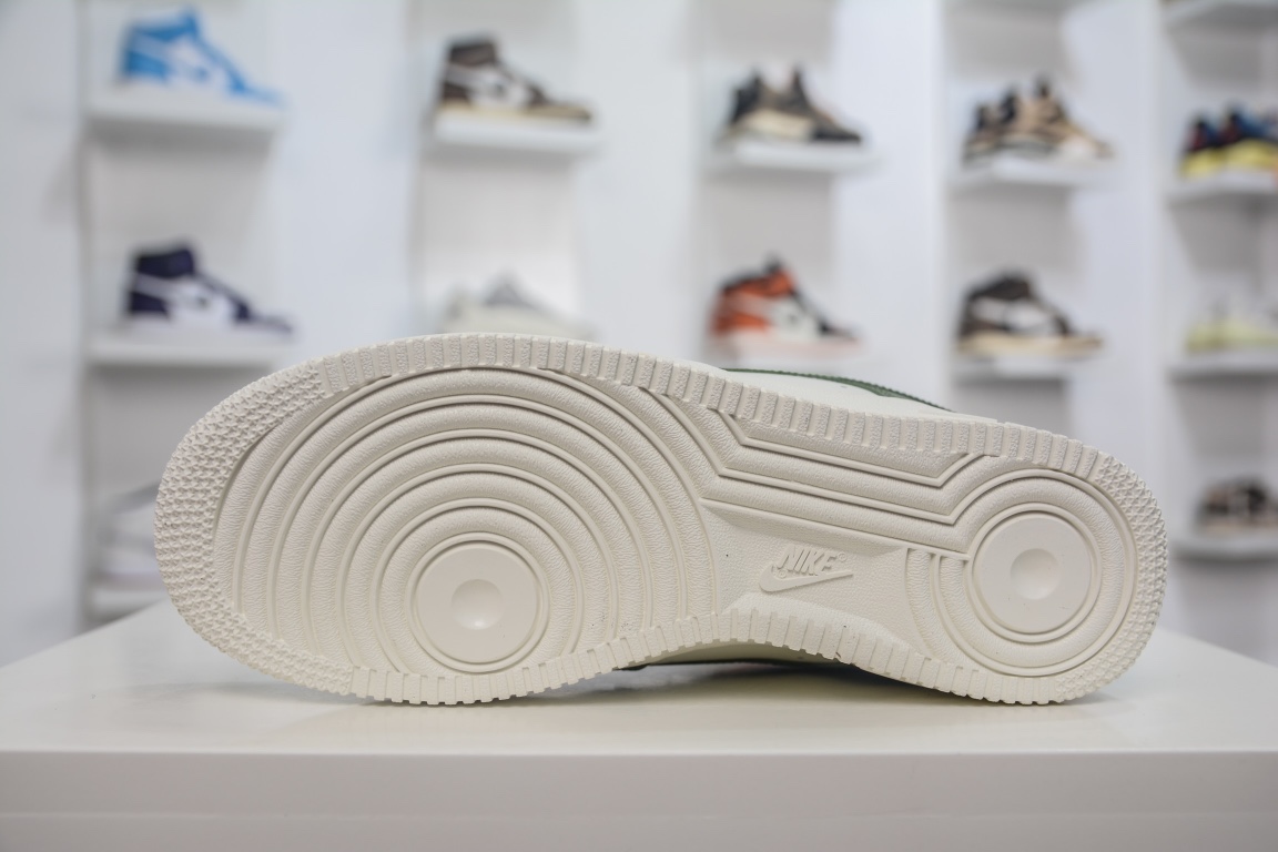 260 官方爆款定制 二次元主题 Nike Air Force 1 Low’07 橄榄绿配色 CW2288-662