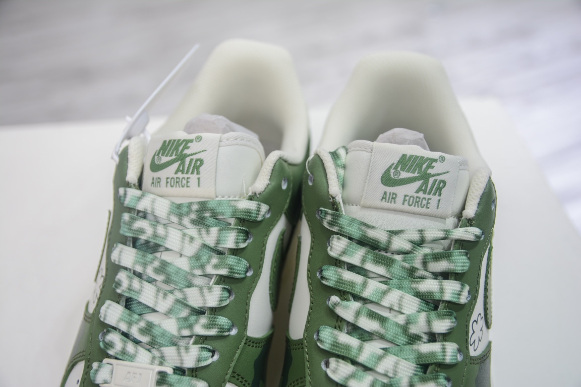 260 官方爆款定制 二次元主题 Nike Air Force 1 Low’07 橄榄绿配色 CW2288-662