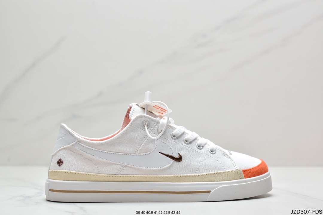 140 真标耐克Nike Court Legacy Cnvs Mid 帆布 低帮休闲板鞋