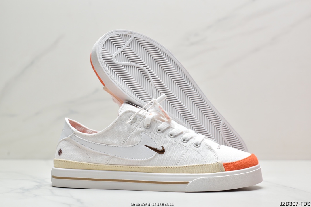140 真标耐克Nike Court Legacy Cnvs Mid 帆布 低帮休闲板鞋