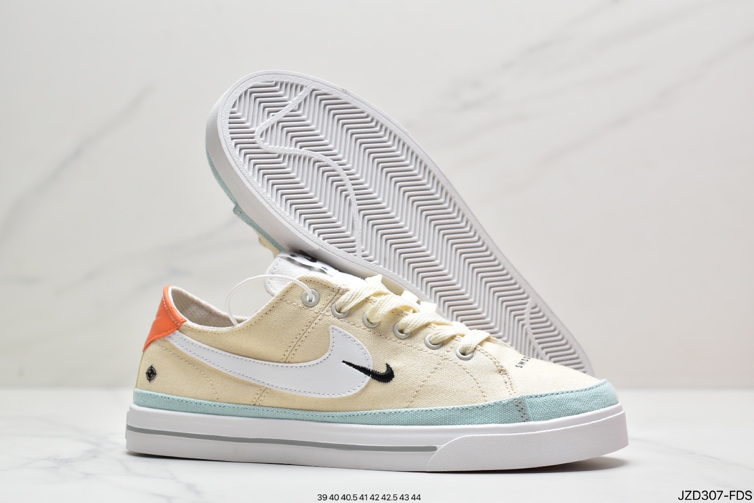 140 真标耐克Nike Court Legacy Cnvs Mid 帆布 低帮休闲板鞋