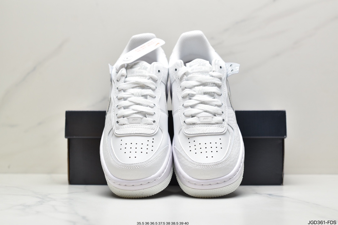 180 耐克Nike WMNS Air Force 1 Shadow 马卡龙空军一号轻量增高低帮百搭板鞋CI0919-102