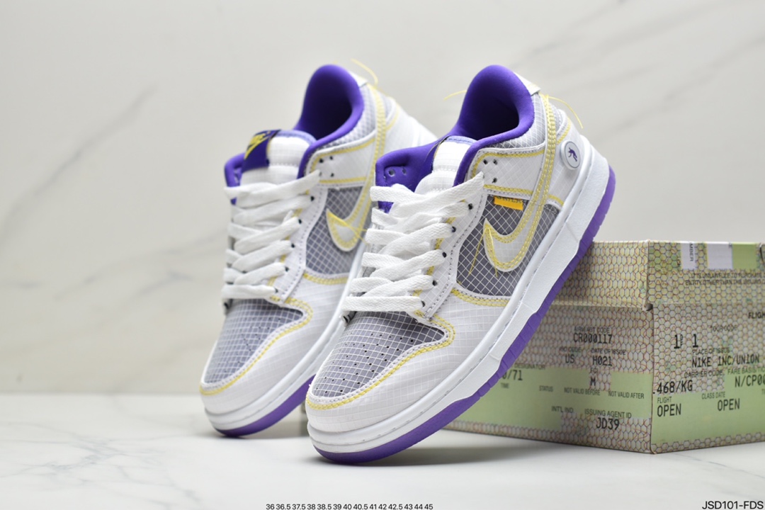 200 Union LA x Nike SB Dunk Low 重磅联名全新的Union x Nike Dunk Low鞋身DJ9649-401