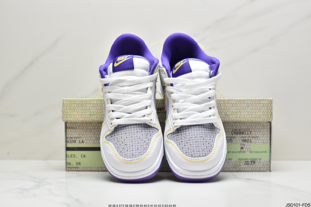200 Union LA x Nike SB Dunk Low 重磅联名全新的Union x Nike Dunk Low鞋身DJ9649-401