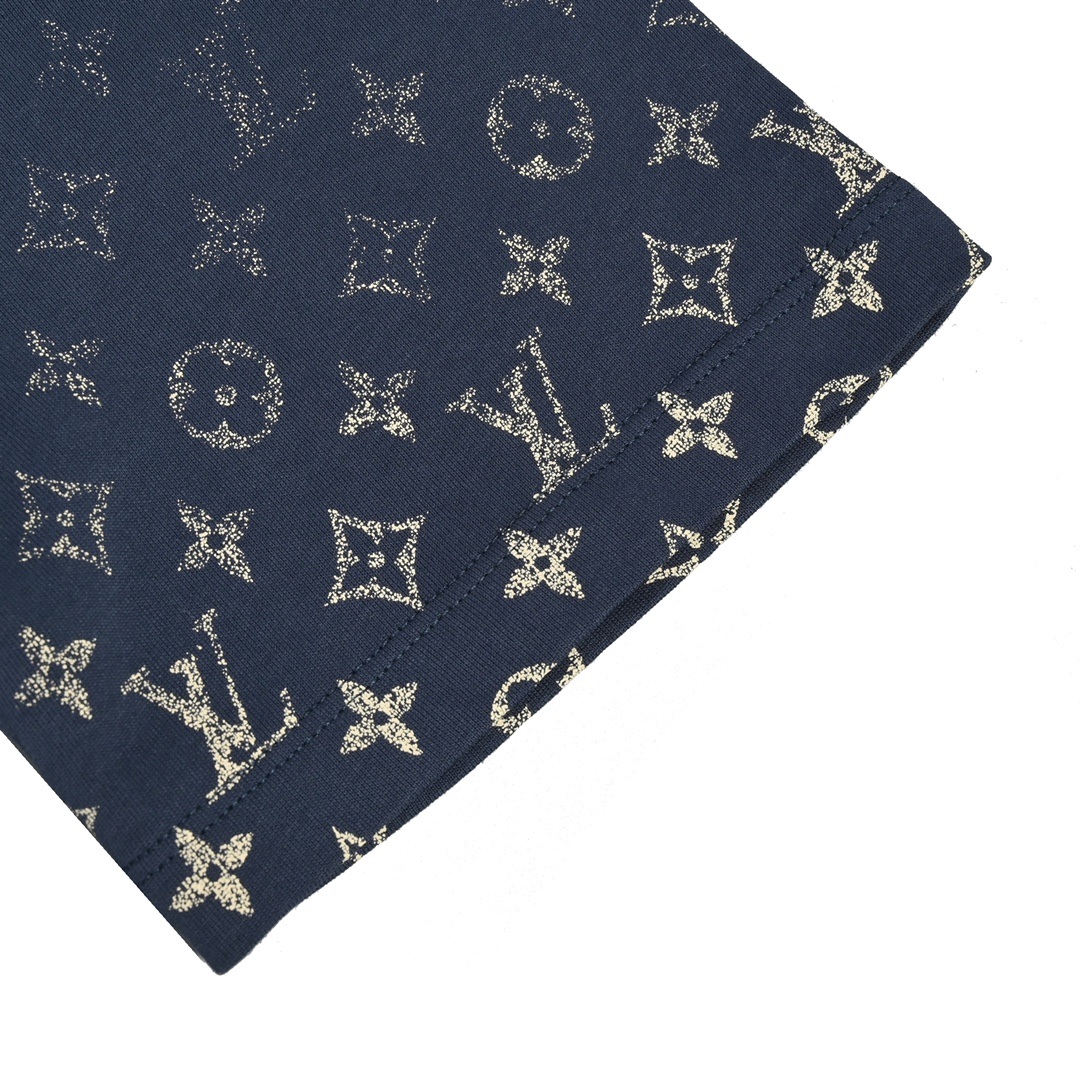 Louis Vuitton/路易威登 22ss 渐变满印老花印花短袖