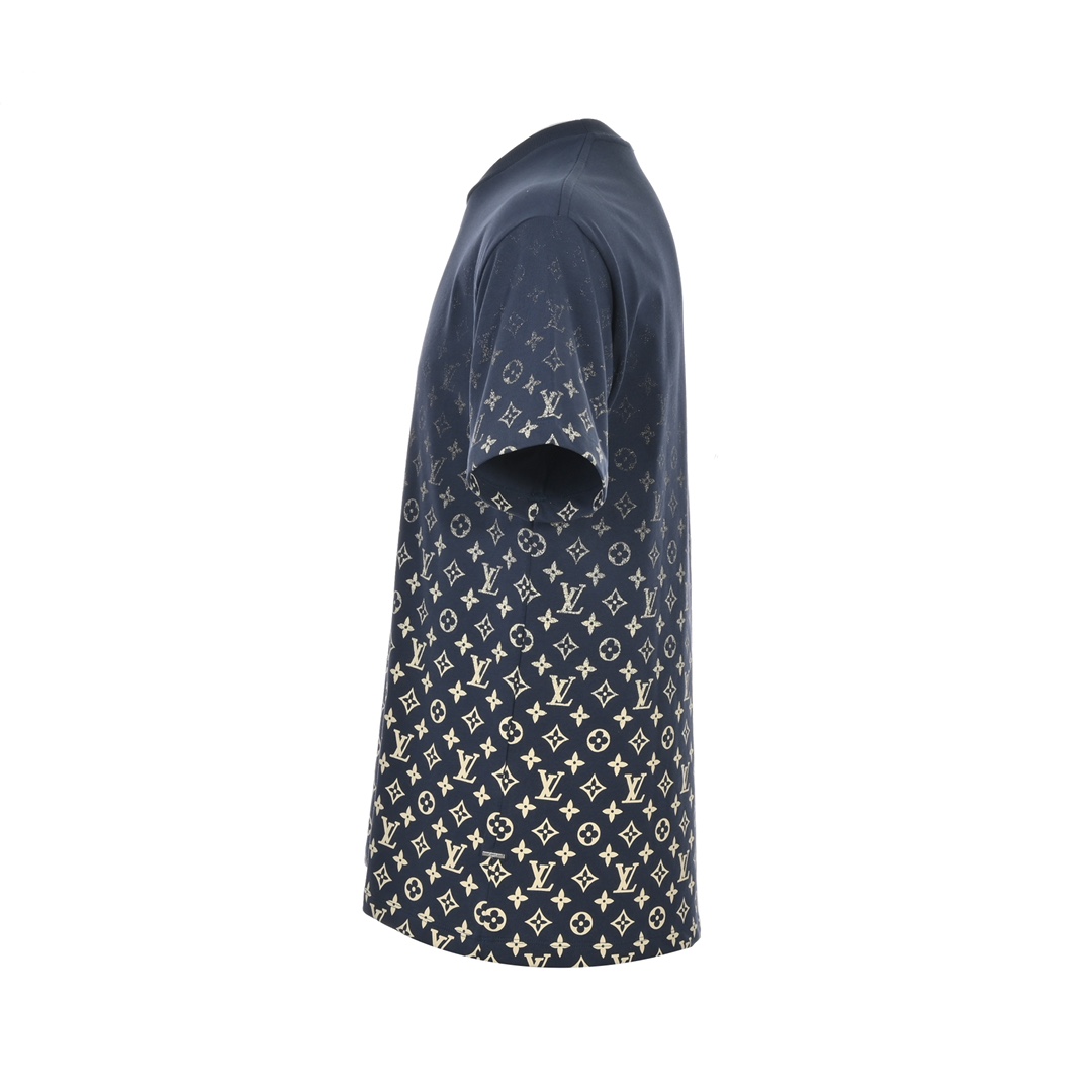 Louis Vuitton/路易威登 22ss 渐变满印老花印花短袖