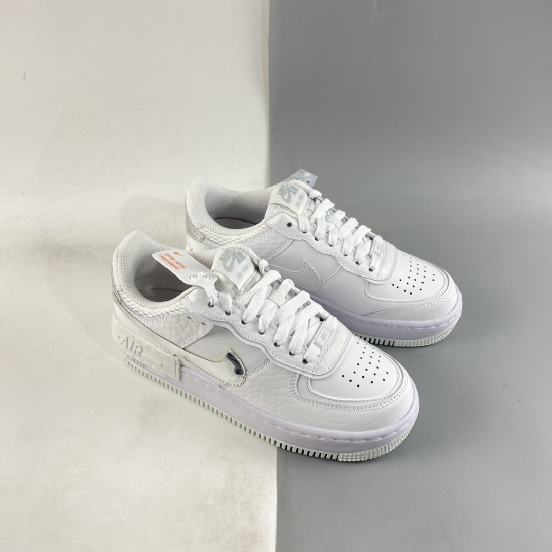 P200 Nike Air Force 1 Shadow 空军一号轻量增高低帮百搭板鞋 DQ0837-100