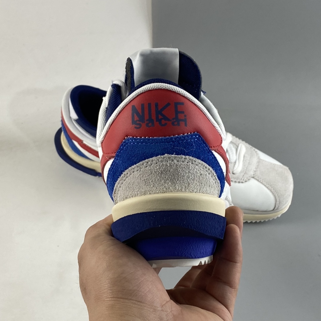 P260 Sacai x Nike Zoom Cortez 4.0 耐克新款解构老爹风厚底休闲运动慢跑鞋 DQ0581-100
