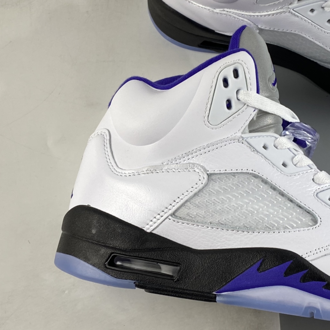 P380 Air Jordan 5 ”Concord” AJ5 乔5康扣白紫 DD0587-141