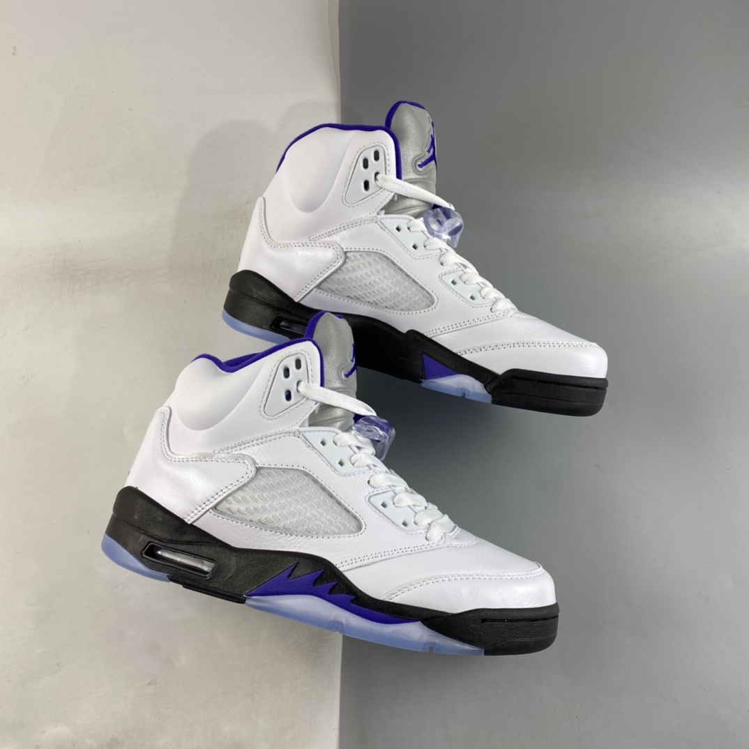 P380 Air Jordan 5 ”Concord” AJ5 乔5康扣白紫 DD0587-141