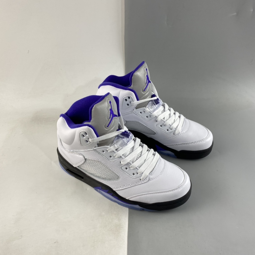 P380 Air Jordan 5 ”Concord” AJ5 乔5康扣白紫 DD0587-141