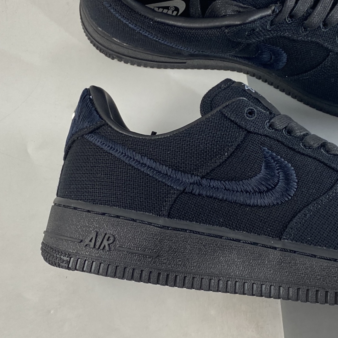 P260 Stussy x Nike Air Force 1’07 ”Black Cool” 斯图西联名板鞋 CZ9084-001