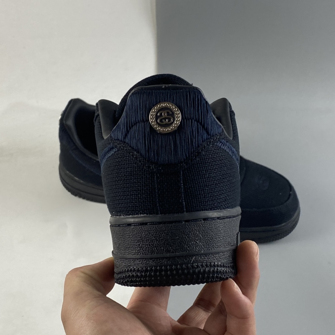 P260 Stussy x Nike Air Force 1’07 ”Black Cool” 斯图西联名板鞋 CZ9084-001