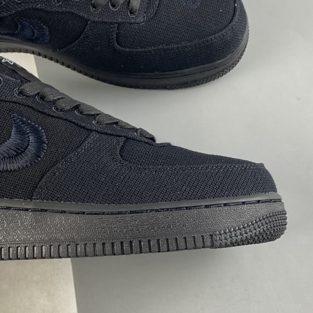 P260 Stussy x Nike Air Force 1’07 ”Black Cool” 斯图西联名板鞋 CZ9084-001