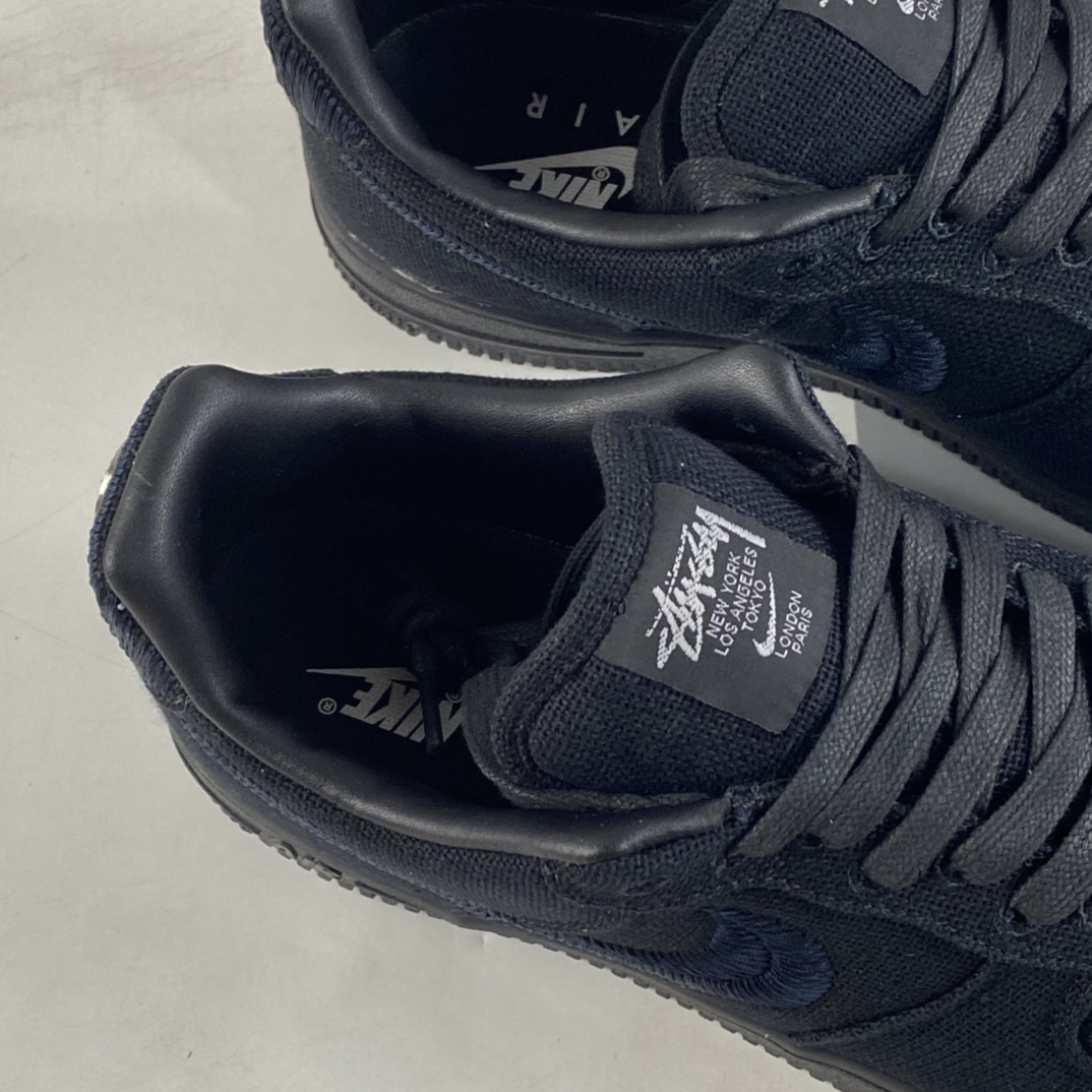 P260 Stussy x Nike Air Force 1’07 ”Black Cool” 斯图西联名板鞋 CZ9084-001