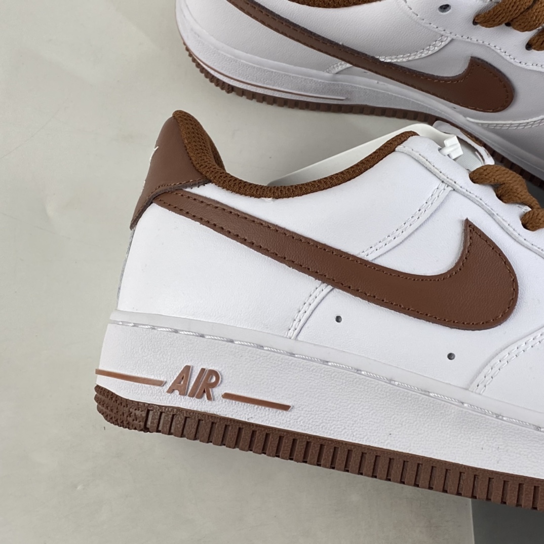 P200 Nike Air Force 1’07 Low ”Pecan” 巧克力棕 空军一号低帮休闲板鞋 DH7561-100