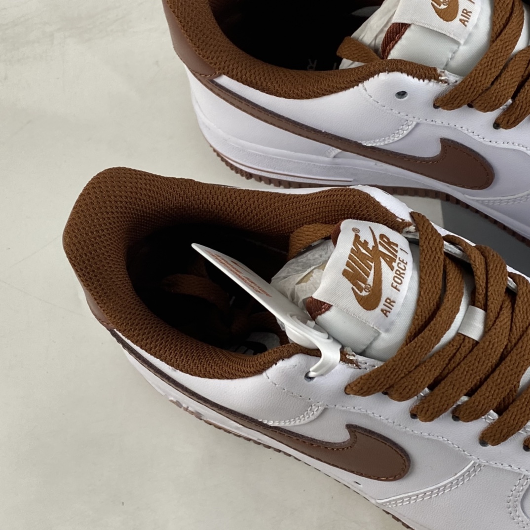 P200 Nike Air Force 1’07 Low ”Pecan” 巧克力棕 空军一号低帮休闲板鞋 DH7561-100