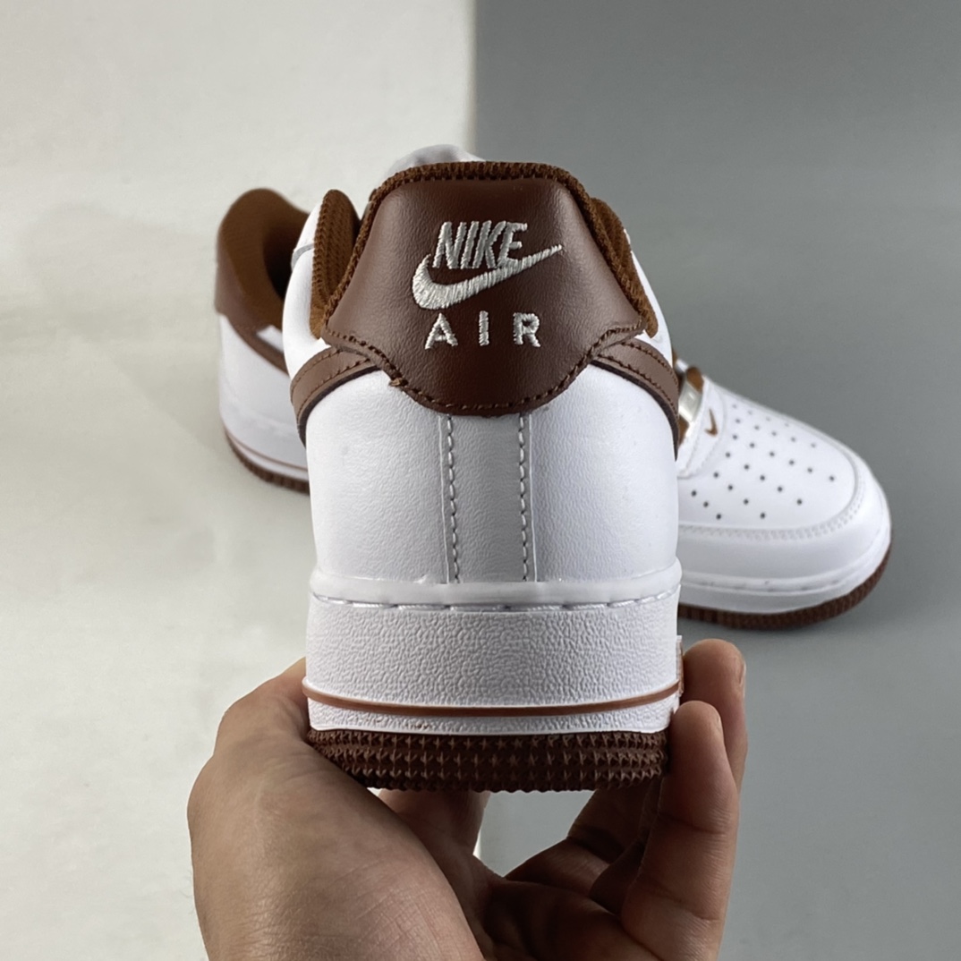 P200 Nike Air Force 1’07 Low ”Pecan” 巧克力棕 空军一号低帮休闲板鞋 DH7561-100