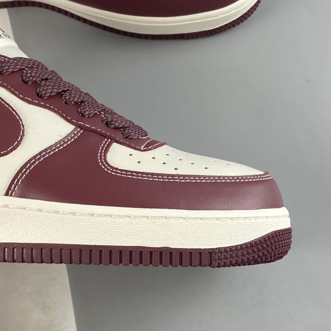P240 Nike Air Force 1’07 Low 米酒红马克线 满天星配色 空军一号低帮休闲板鞋 JH6969-281