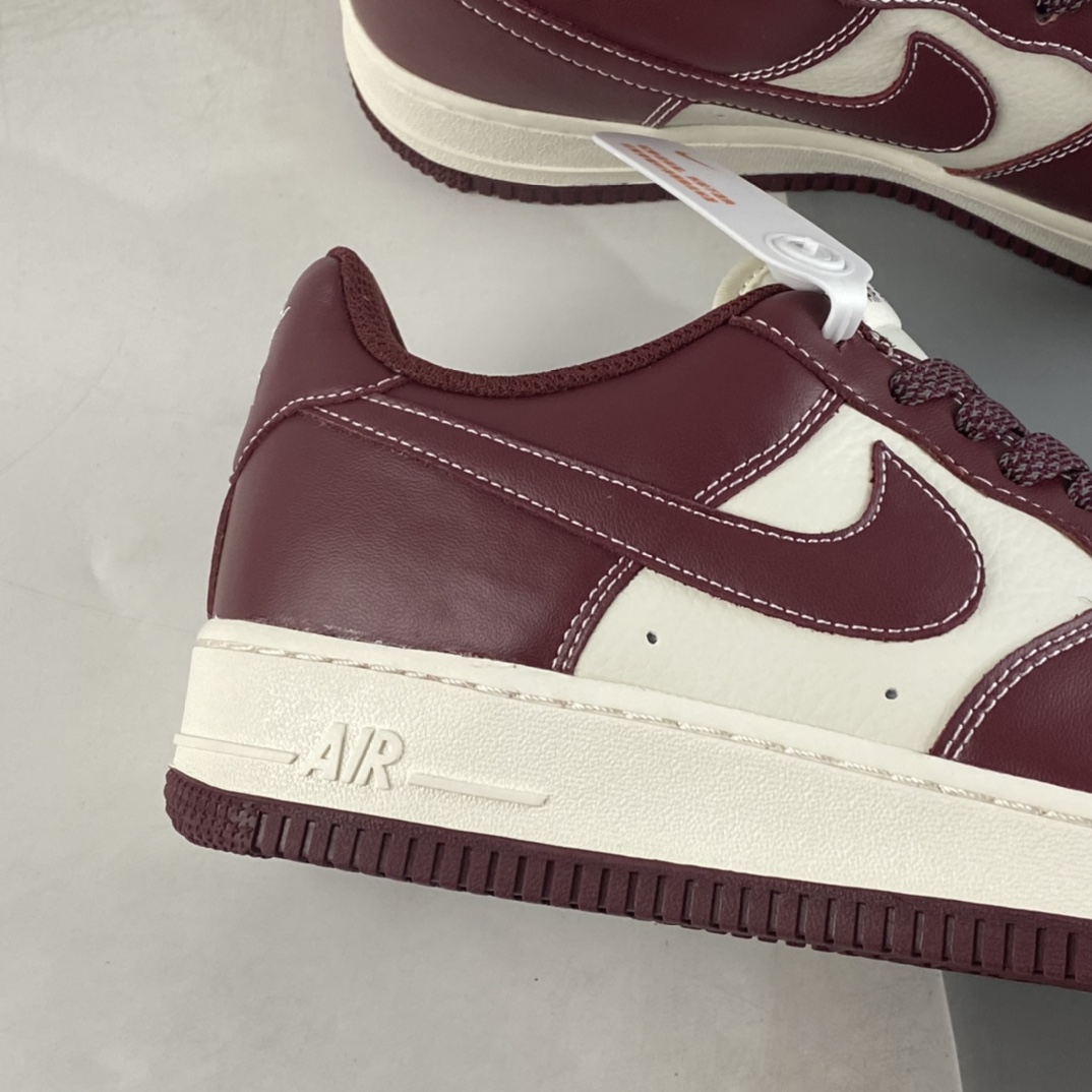 P240 Nike Air Force 1’07 Low 米酒红马克线 满天星配色 空军一号低帮休闲板鞋 JH6969-281