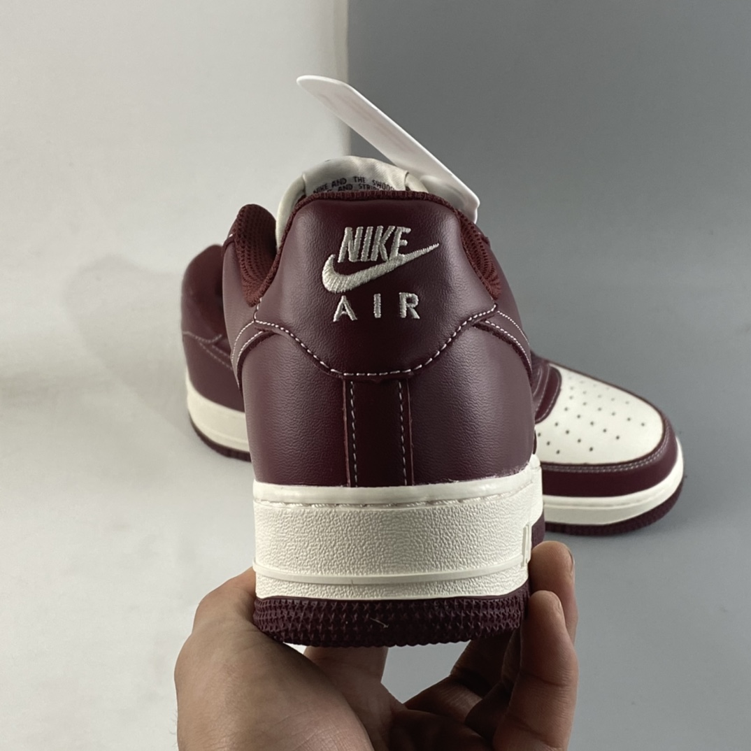 P240 Nike Air Force 1’07 Low 米酒红马克线 满天星配色 空军一号低帮休闲板鞋 JH6969-281