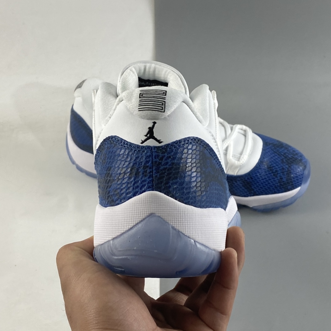 P320 Air Jordan 11 Low SE Snakeskin AJ11 乔11蓝蛇纹 真标真碳 CD6846-102