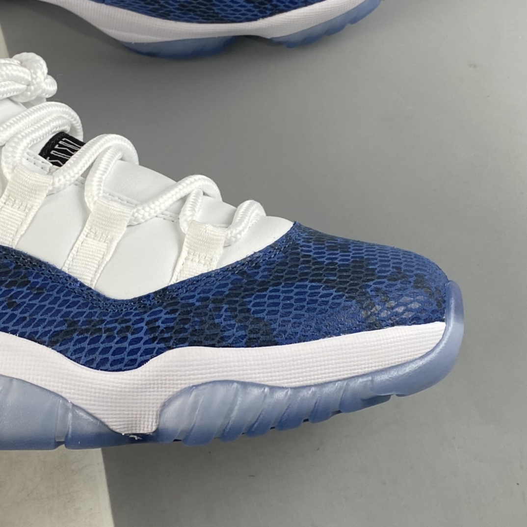 P320 Air Jordan 11 Low SE Snakeskin AJ11 乔11蓝蛇纹 真标真碳 CD6846-102