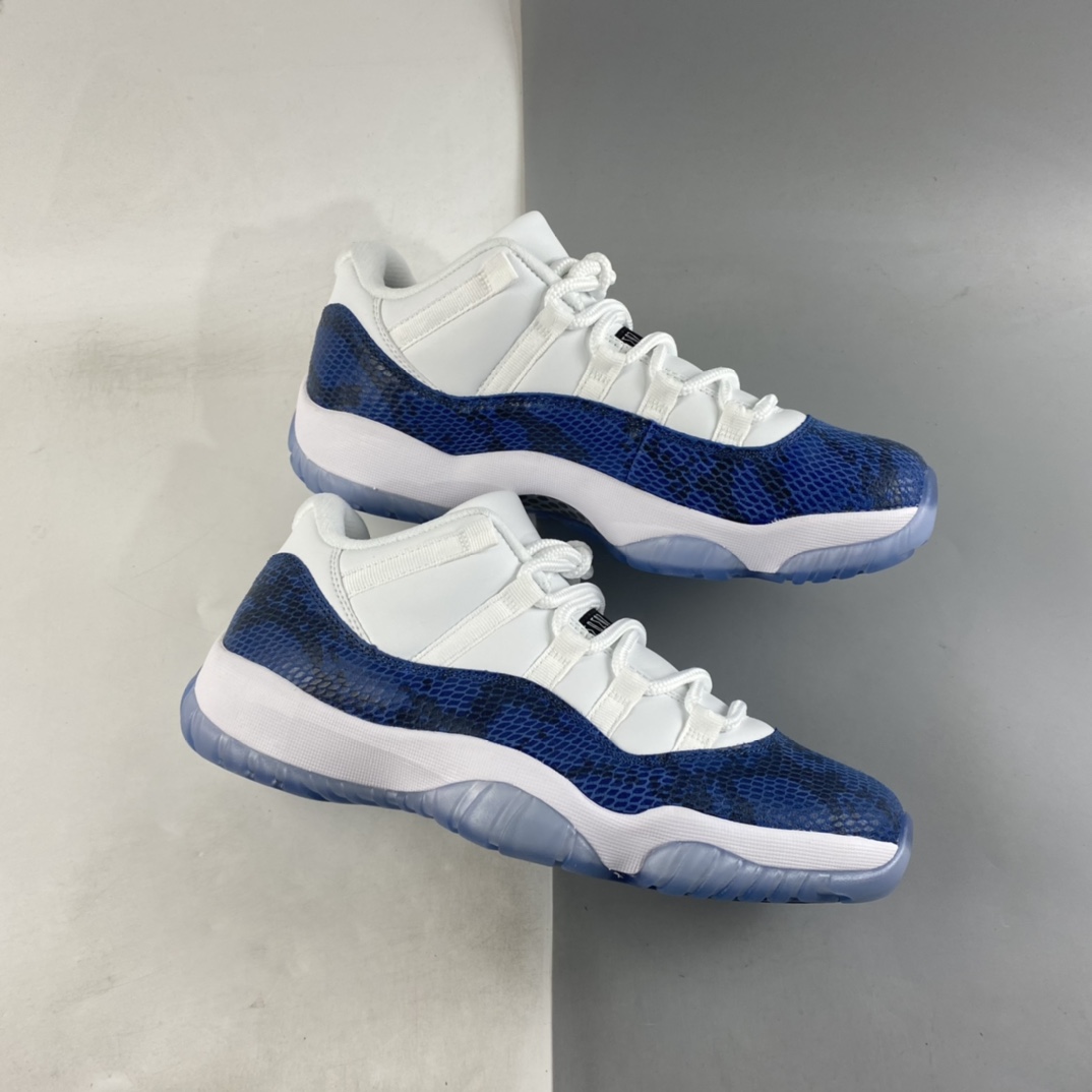 P320 Air Jordan 11 Low SE Snakeskin AJ11 乔11蓝蛇纹 真标真碳 CD6846-102
