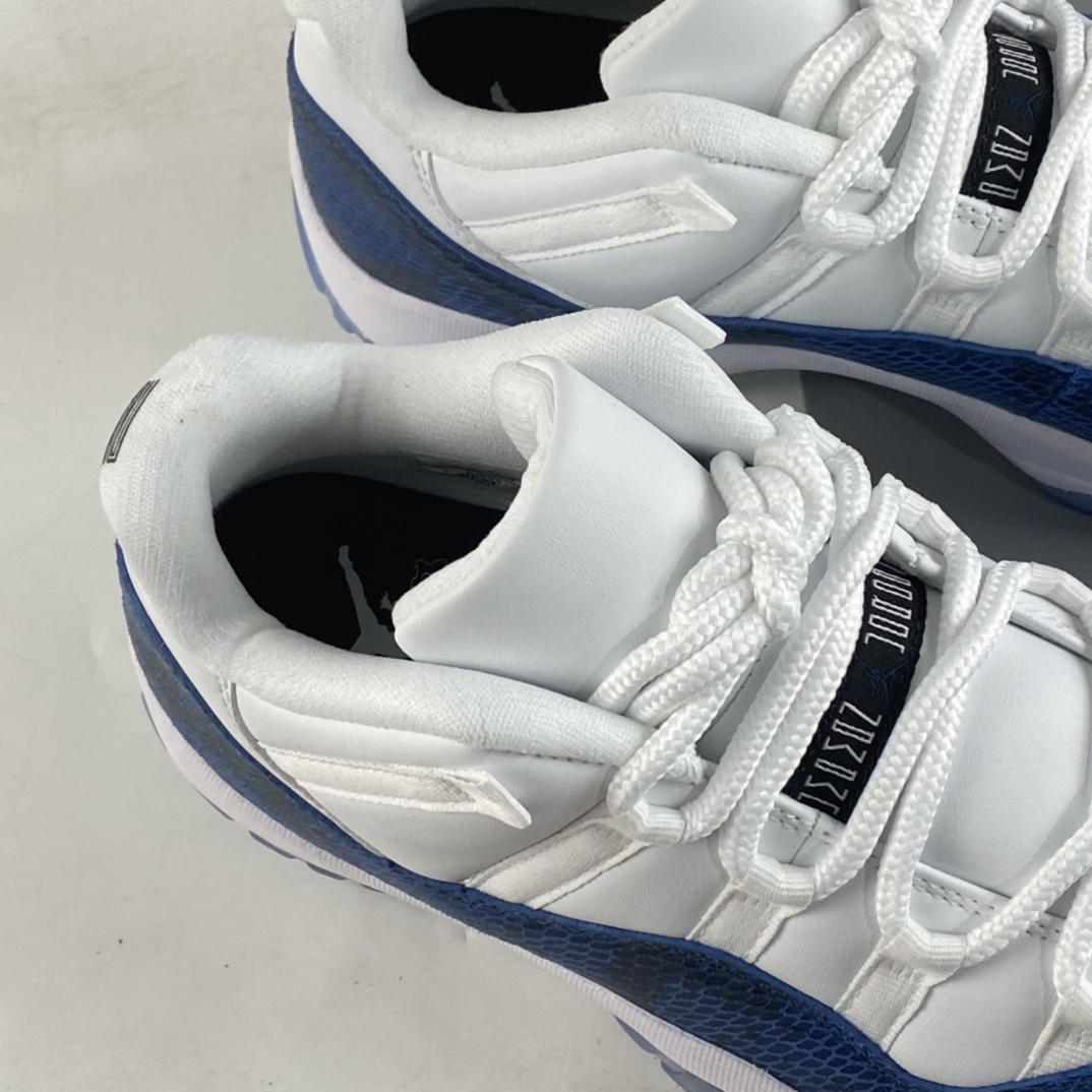 P320 Air Jordan 11 Low SE Snakeskin AJ11 乔11蓝蛇纹 真标真碳 CD6846-102