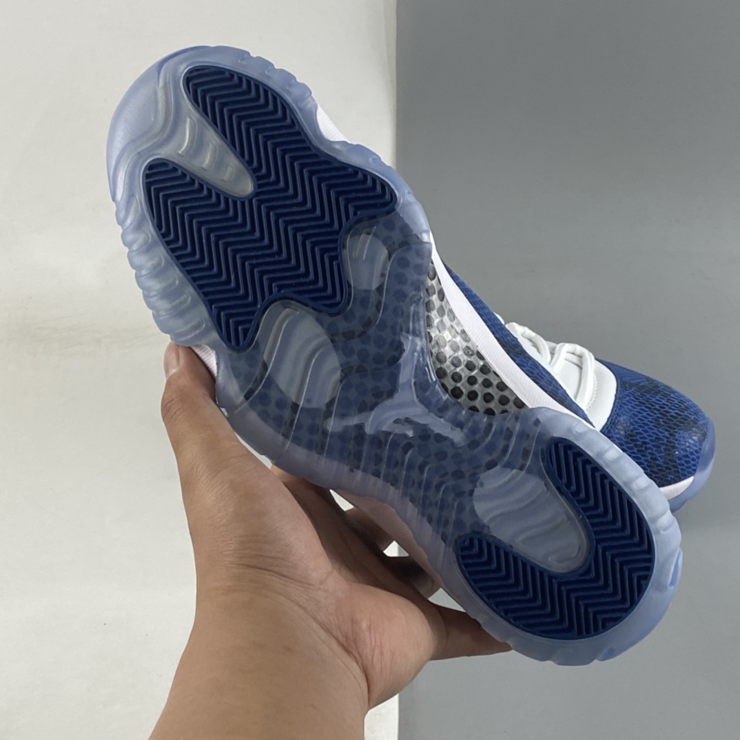 P320 Air Jordan 11 Low SE Snakeskin AJ11 乔11蓝蛇纹 真标真碳 CD6846-102