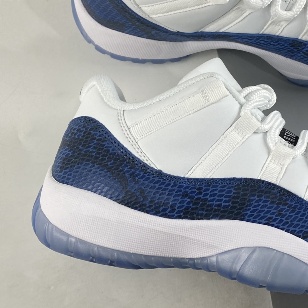 P320 Air Jordan 11 Low SE Snakeskin AJ11 乔11蓝蛇纹 真标真碳 CD6846-102