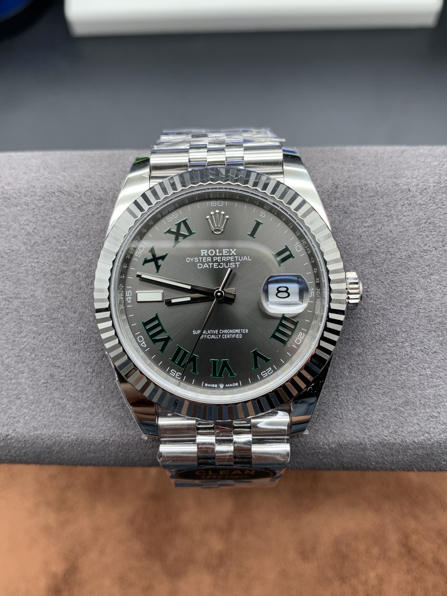 ROLEX ロレックス デイトジャスト グリーンローマン 腕時計-トップクオリティ