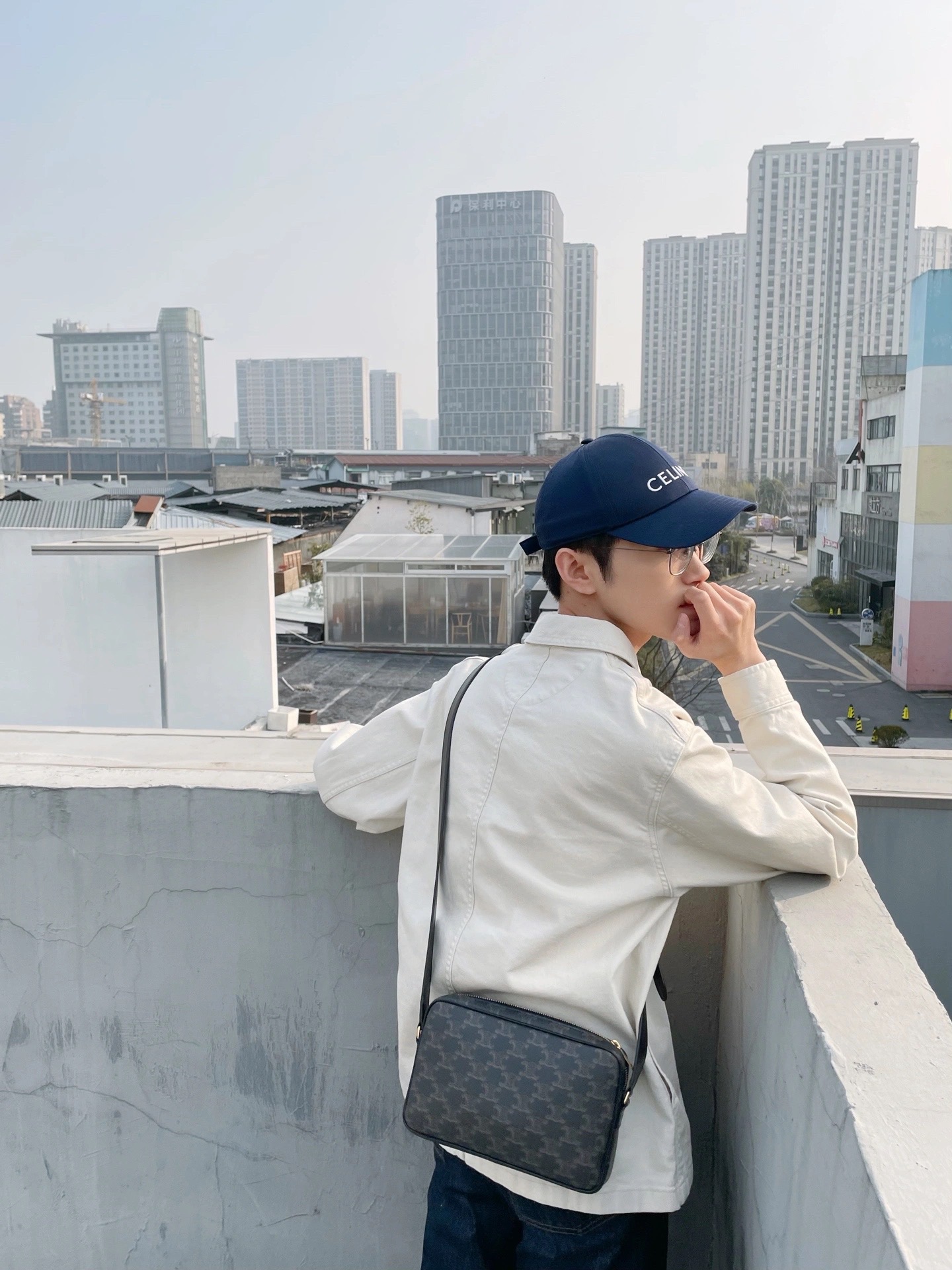 CELINE MEDIUM MESSENGER 23CM BAG 194502老花