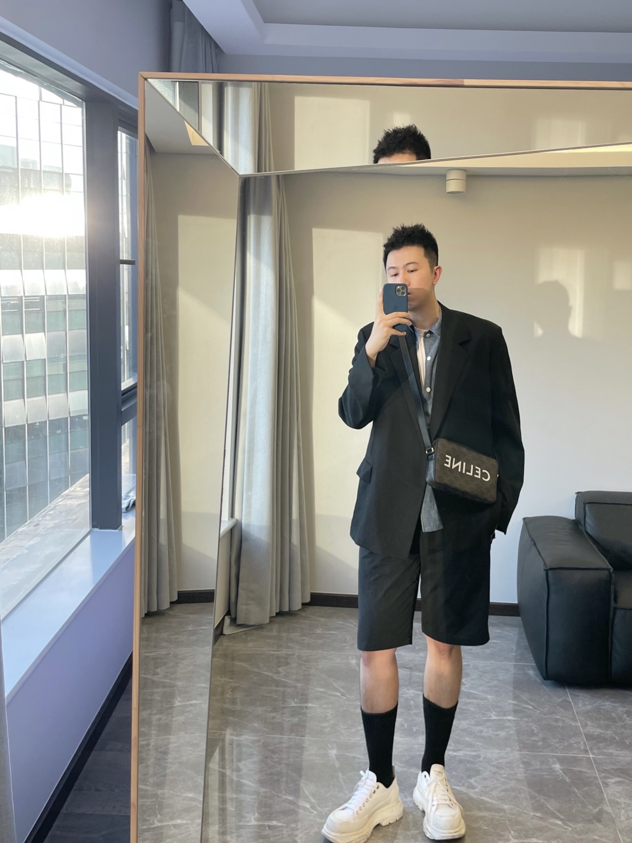 CELINE MEDIUM MESSENGER 23CM BAG 194502老花