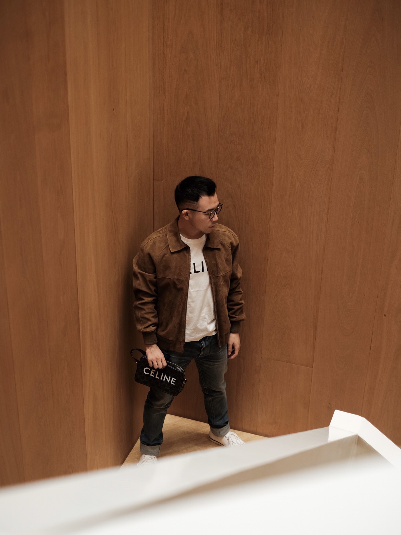 CELINE MEDIUM MESSENGER 23CM BAG 194502老花