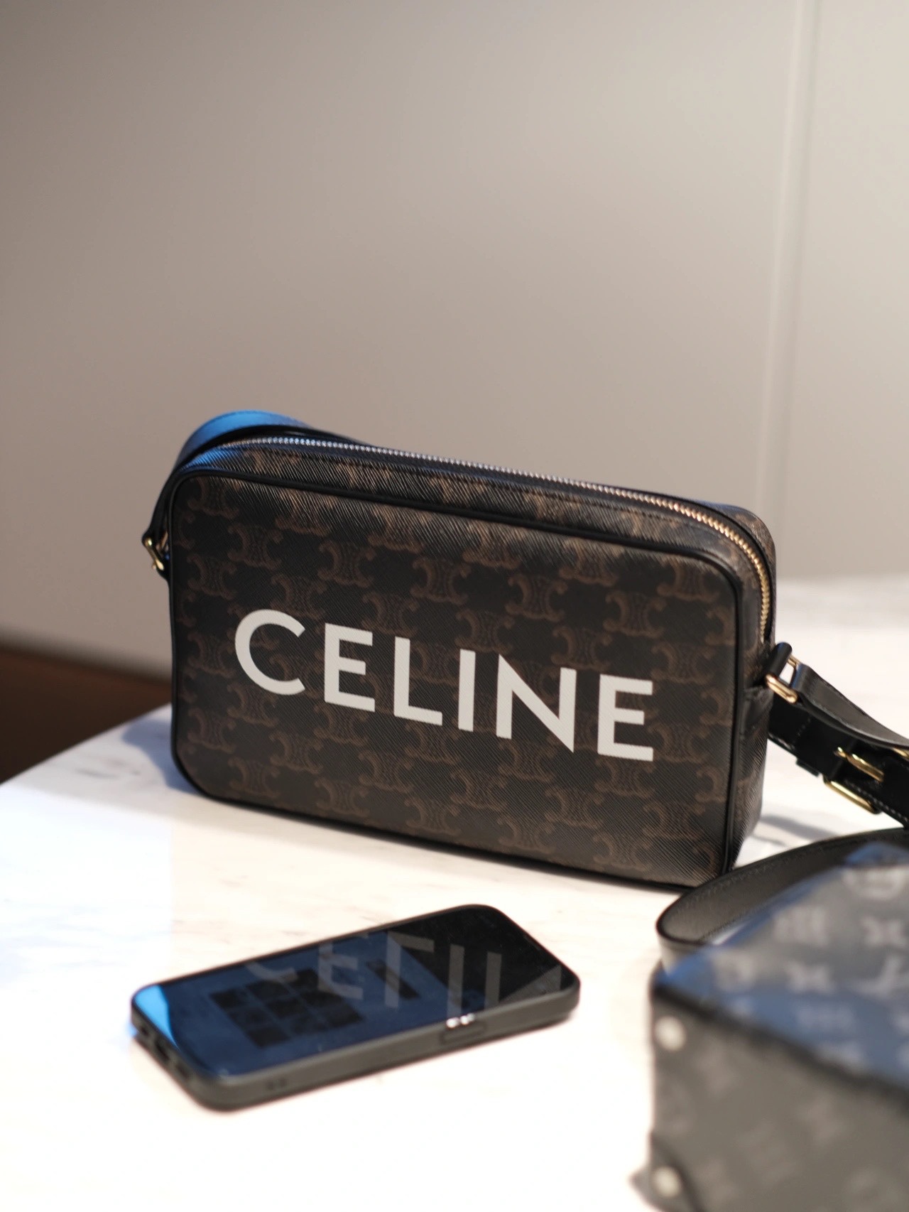 CELINE MEDIUM MESSENGER 23CM BAG 194502老花